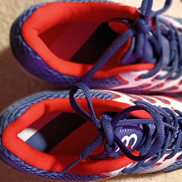 NWOB/Bia Force X, Blue, Red, White, Lace-Up, Men Size 11, Athletic Shoes main image 6